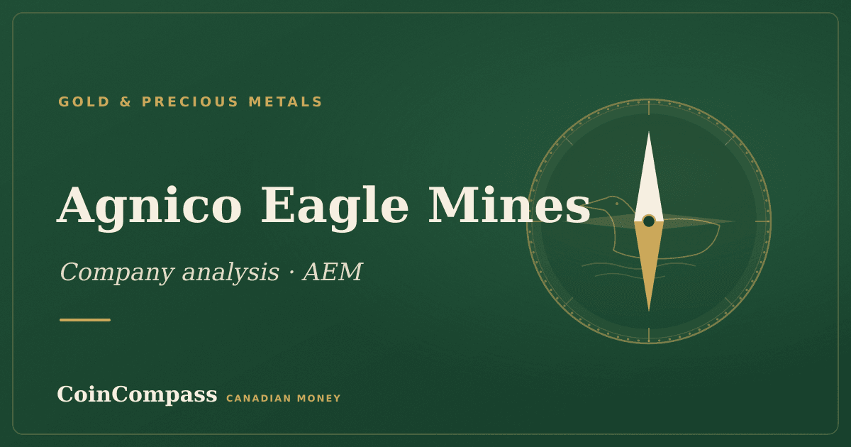 Agnico Eagle Mines (AEM) — Gold & Precious Metals · company analysis · CoinCompass
