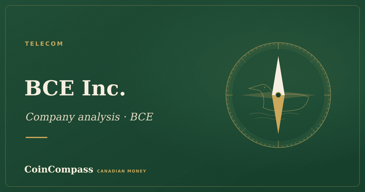 BCE Inc. (BCE) — Telecom · company analysis · CoinCompass