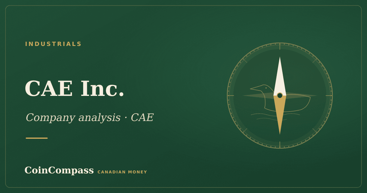 CAE Inc. (CAE) — Industrials · company analysis · CoinCompass