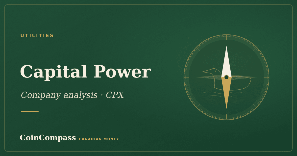 Capital Power (CPX) — Utilities · company analysis · CoinCompass