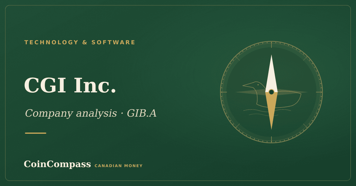 CGI Inc. (GIB.A) — Software · company analysis · CoinCompass