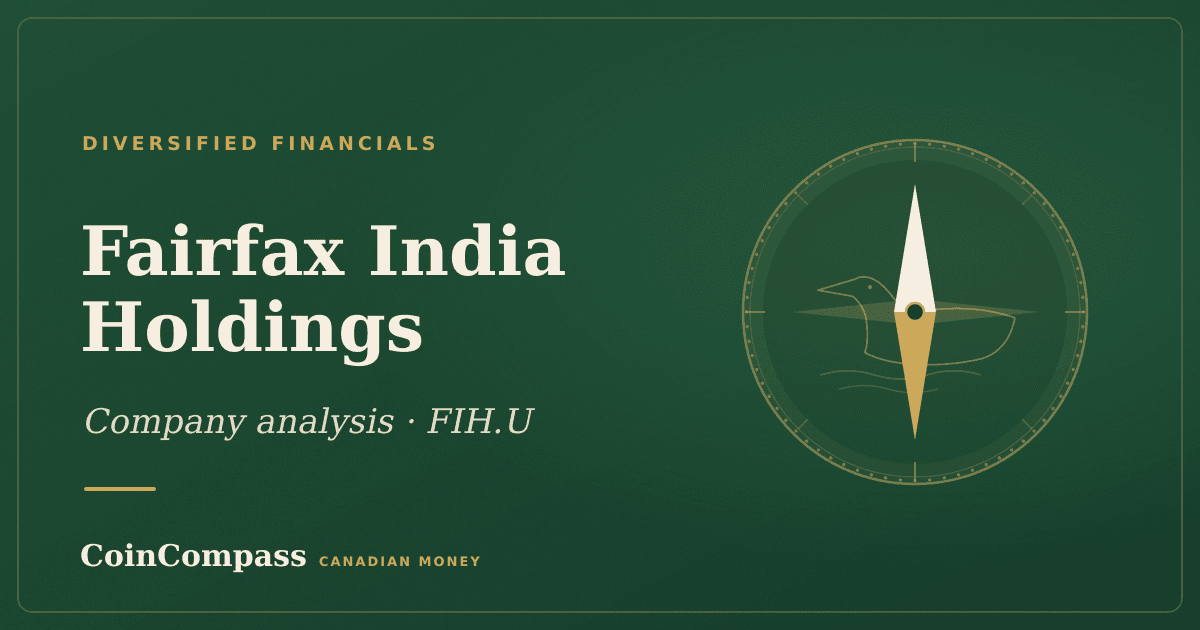 Fairfax India Holdings Corporation (FIH.U) — Diversified Financials · company analysis · CoinCompass