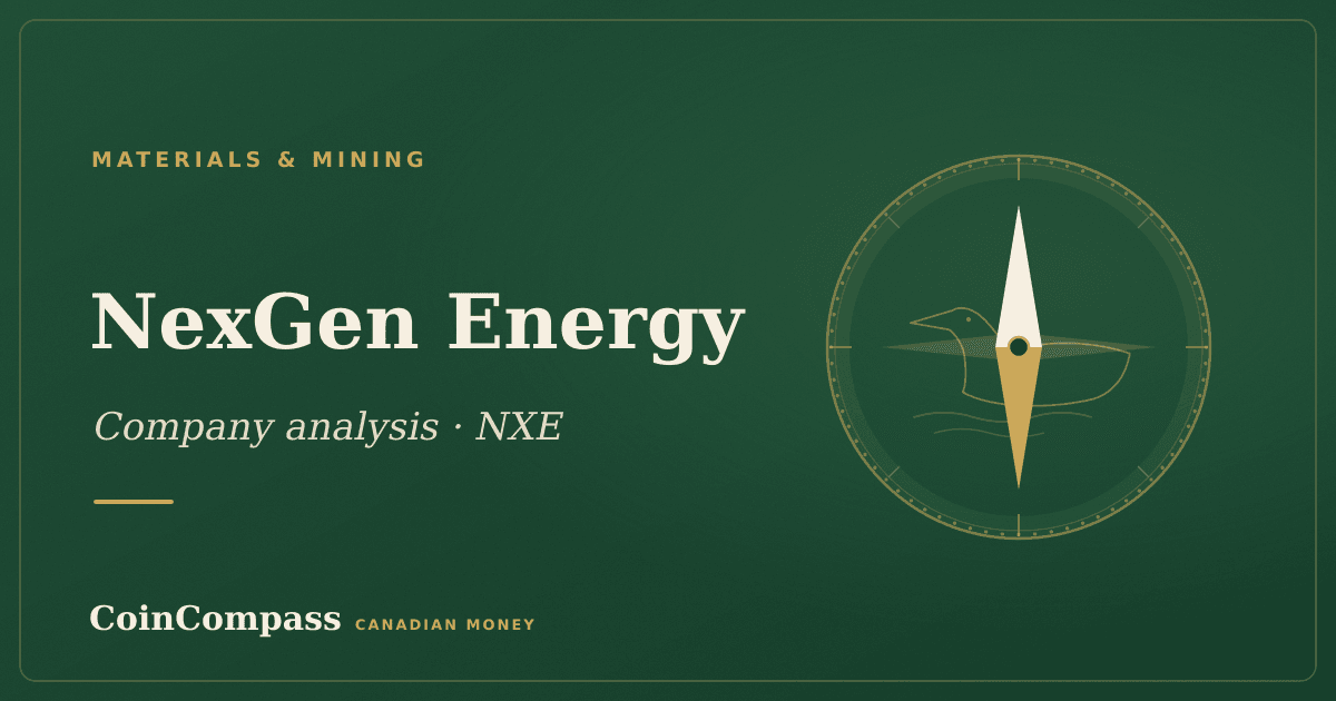 NexGen Energy (NXE) — Materials & Mining · company analysis · CoinCompass