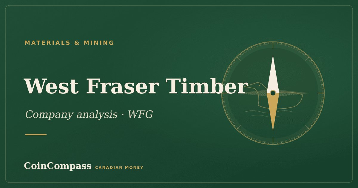 West Fraser Timber (WFG) — Materials & Mining · company analysis · CoinCompass