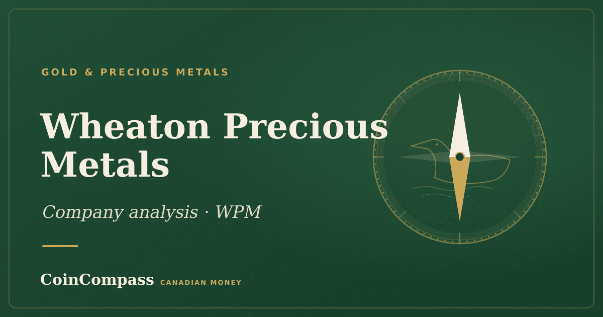 Wheaton Precious Metals (WPM) — Gold & Precious Metals · company analysis · CoinCompass